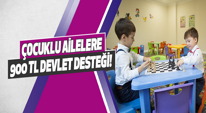 Müjde Çocuklu Ailelere 900 TL Devlet Desteği