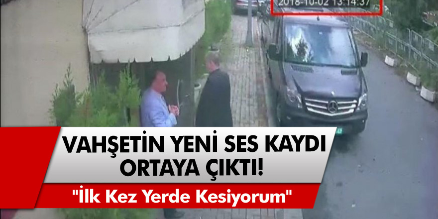 Cemal Kaşıkçı cinayetinin ses kaydı ortaya çıktı: Vahşet "İlk kez yerde kesiyorum"