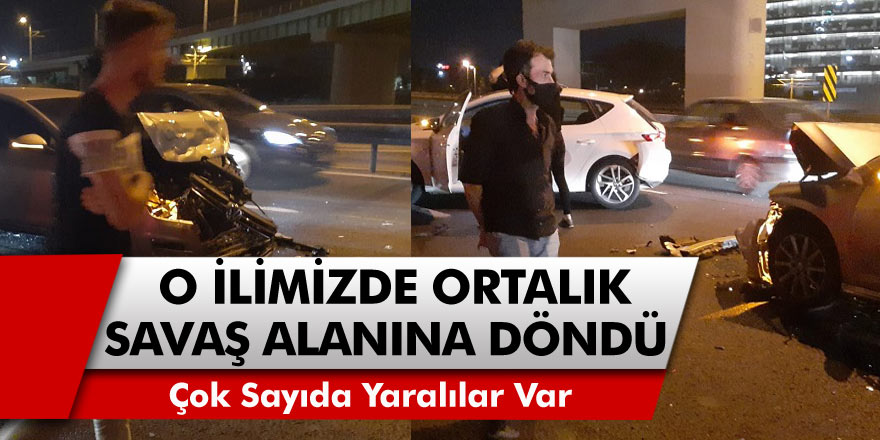 İstanbul Güngören’de Korkutan Kaza! 4 Kişi Ağır Yaralanırken Araçlar Kullanılamaz Hale Geldi…