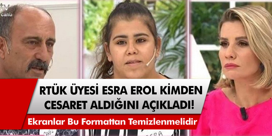 RTÜK üyesi İlhan Taşçıoğlu açıkladı: Esra Erol'un programcısı RTÜK'ten cesaret alıyor