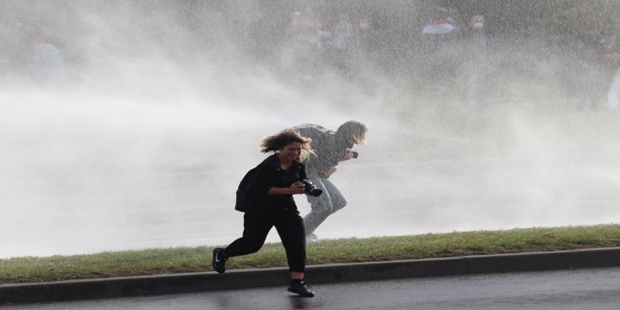 Belarus'taki protestolarda toplam 317 şahıs gözaltına alındı