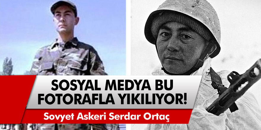Serdar Ortaç'ın eski bir Sovyet askerine benzetildiği fotoğrafı Twitter'da  viral oldu