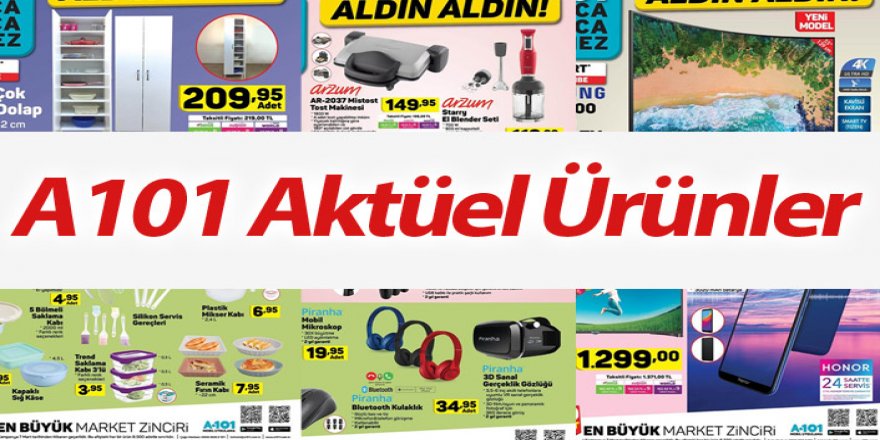 A-101 8-14 Ekim Kataloğu Yayınlandı! Cep Telefonundan Televizyona Kadar Onlarca İndirimli Ürün Yer Alıyor…!