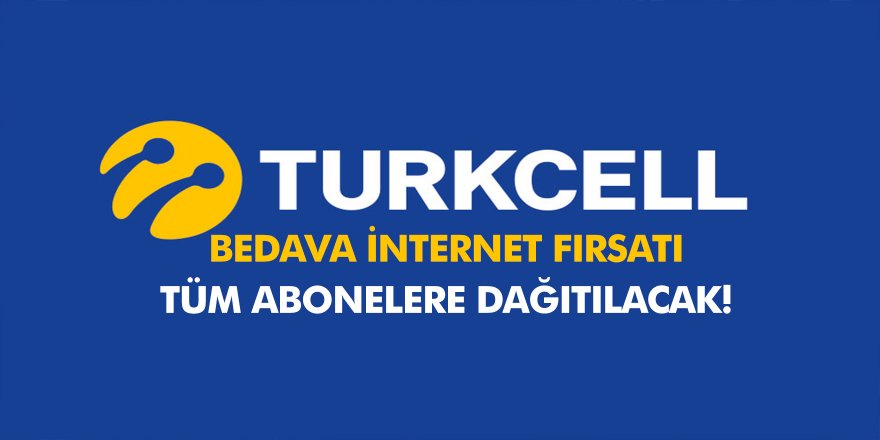 Turkcell Bedava İnternet Paketleri 2020 - Turkcell'den Herkese Ücretsiz İnternet