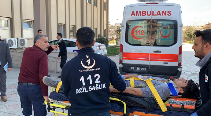 Adıyaman’da motosiklet kaza: 1 yaralı