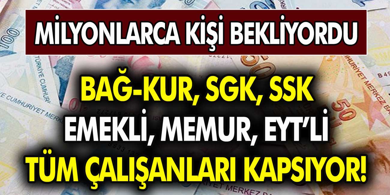 Milyonlarca emekli SSK – SGK – Bağkur – memur - işçi - esnaf - EYT'li - engelli herkesi İlgilendiriyor! Maaş Ödemesi Almak İçin 1 Yıl Boyunca…