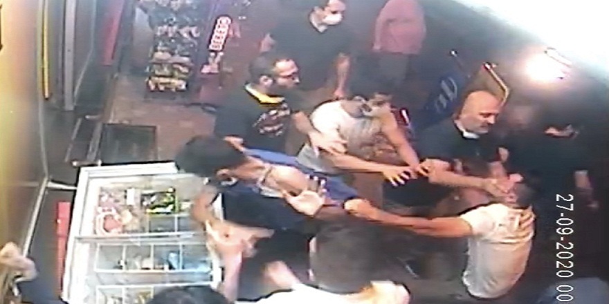 Şişli’de alkollü grup tekel bayini basınca iki grup tekme ve tokatlarla birbirine saldırdı