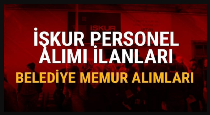 Bursa'da 4 belediye personel alımları başladı!