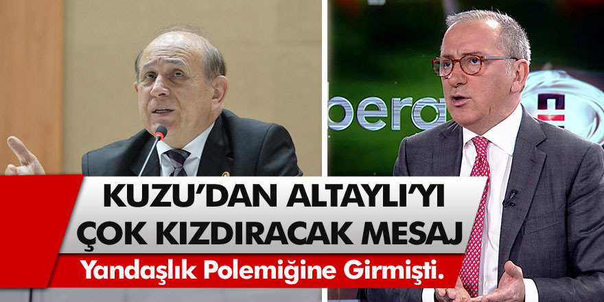AKP kurucularından Burhan Kuzu kavga etmekte ısrarcı! Fatih Altaylı'yı çok kızdıracak mesaj