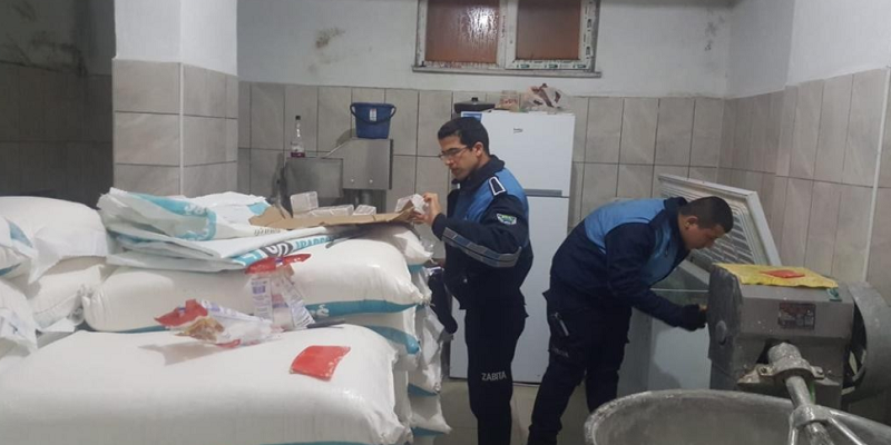 Zonguldak'ta zabıta ekiplerinden fırınlara gece baskını