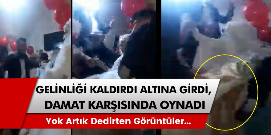 Dünyanın Çivisi Çıktı! Damat, Herkesin Önünde Gelinliği Açtı, İçine Girdi… Görüntüler İzleyenleri Şoke Etti…