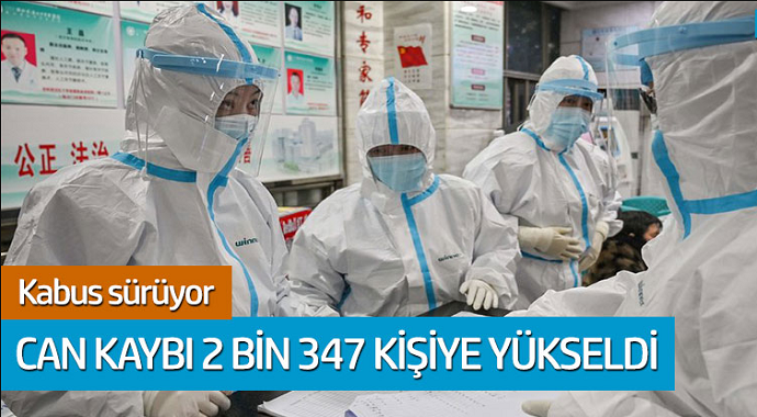 Kabus sürüyor... Can kaybı 2 bin 347 kişiye yükseldi