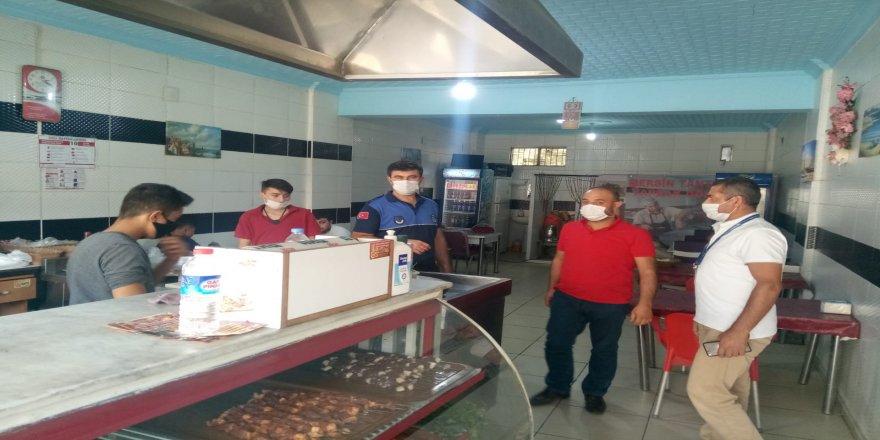 Şanlıurfa’da korona virüs denetimleri devam ediyor