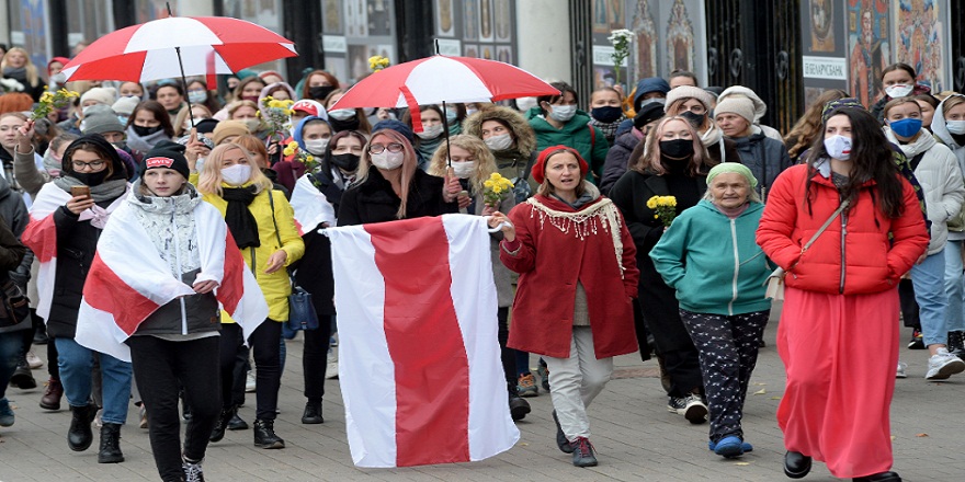 Belarus'ta hükümet karşıtı protestolar devam ediyor!