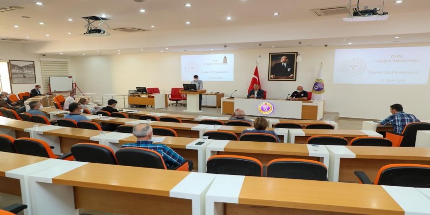 Ordu’da korona virüs tedbirleri toplantısı yapıldı