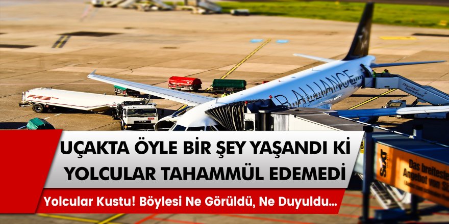 Uçakta Öyle Bir Olay Yaşandı Ki, Yolcular Tahammül Edemeyip Kustu! Böylesi Ne Duyuldu, Ne Görüldü…