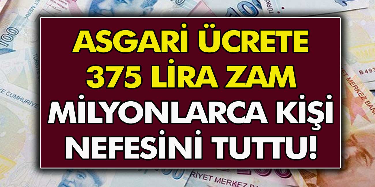 Asgari Ücretlilere Bayram Havası Yaratacak Haber! 375 TL Zam Geliyor, Ödeme Tarihleri Belli Oldu!