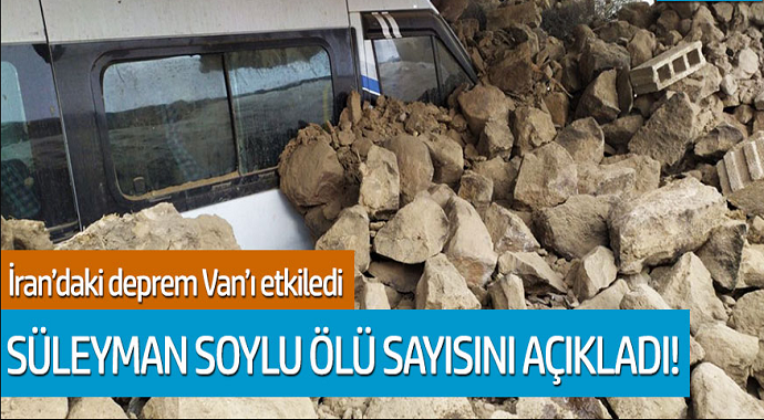 İran'daki deprem Van'ı etkiledi! Ölü sayısı açıklandı