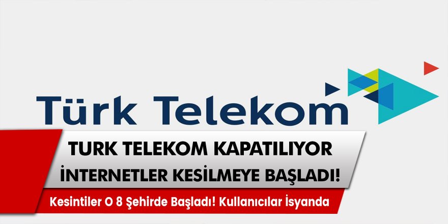 Türk Telekom’dan uyarı geldi: 8 ilde internet kesilecek… İnternet kesintisi büyük paniğe neden oldu!