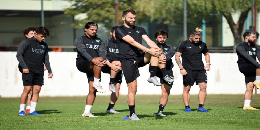 Denizlispor, Beşiktaş maçı hazırlıklarını sürdürdü