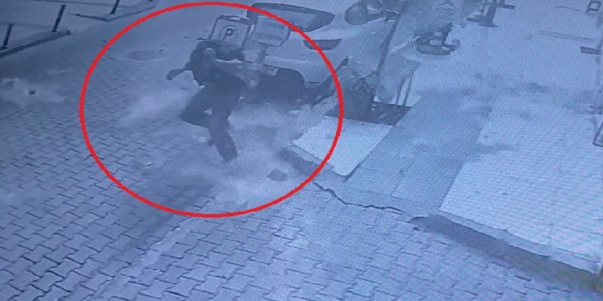 Ölümden kıl payı kurtuldu! Olay anı kameralara anbean yansıdı
