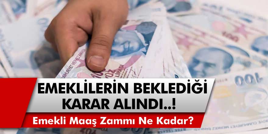 Emeklilerin uzun süredir beklediği karar alındı! Emekli maaşları arasındaki fark kapatılacak, zam yapılacak… Emekli maaş zammı ne kadar?