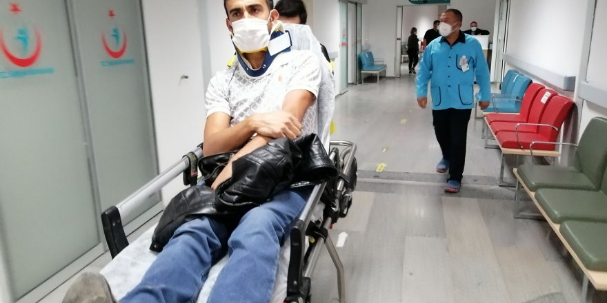 Aksaray’da Mazot yüklü tanker şarampole devrildi: 1 yaralı