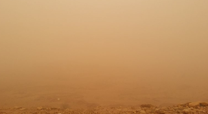 Suudi Arabistan'ı toz fırtınası vurdu