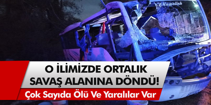 Tarım işçilerini taşıyan midibüs ile ticari araç çarpıştı: Ortalık savaşalanına döndü! 1 ölü, 24 yaralı