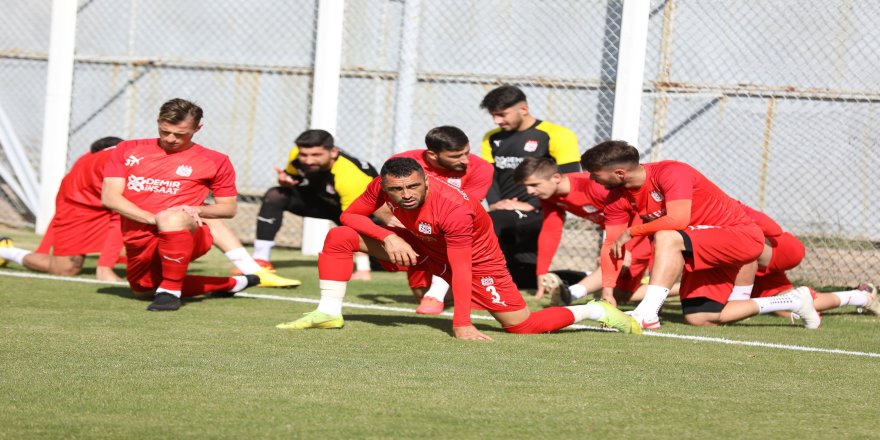 Hatayspor maçı hazırlıkları, Sivasspor'da devam etti