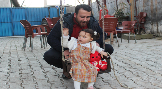 Minik Selva artık özgürce oynayabiliyor