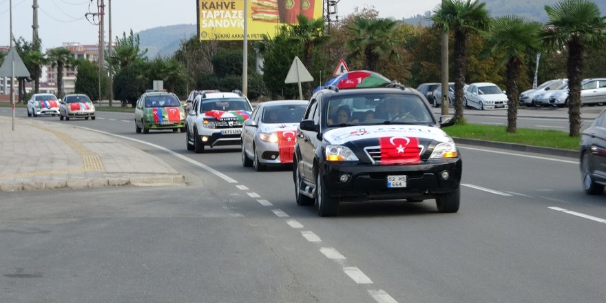 Ordu Azerbaycan’a destek konvoyu düzenlendi