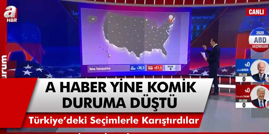 A Haber’in seçim yayını gündeme oturdu! Türkiye'deki seçimlerle karıştırdılar...
