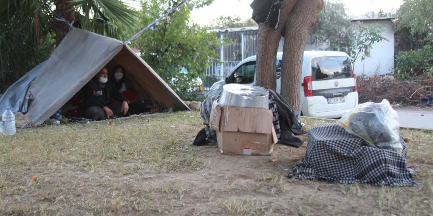 Aksaray’dan İş ve kalacak ev vaadiyle Antalya'ya gelen aile hayatlarının şokunu yaşadı