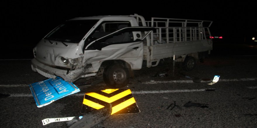 Konya Beyşehir’de kamyonetle otomobil çarpıştı: 6 yaralı