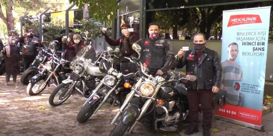 Türk Chopper Gaziantep Motosiklet Kulübü üyeleri organlarını bağışladı