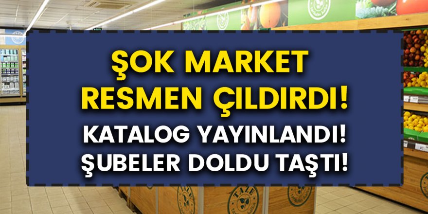 Şok 9-11 Kasım aktüel ürün kataloğunu yayınlandı! Market şubeleri resmen dolup taştı...