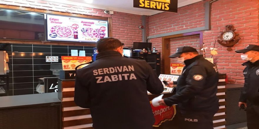 Serdivan Belediye ekipleri, korona virüs denetimlerini sıklaştırdı