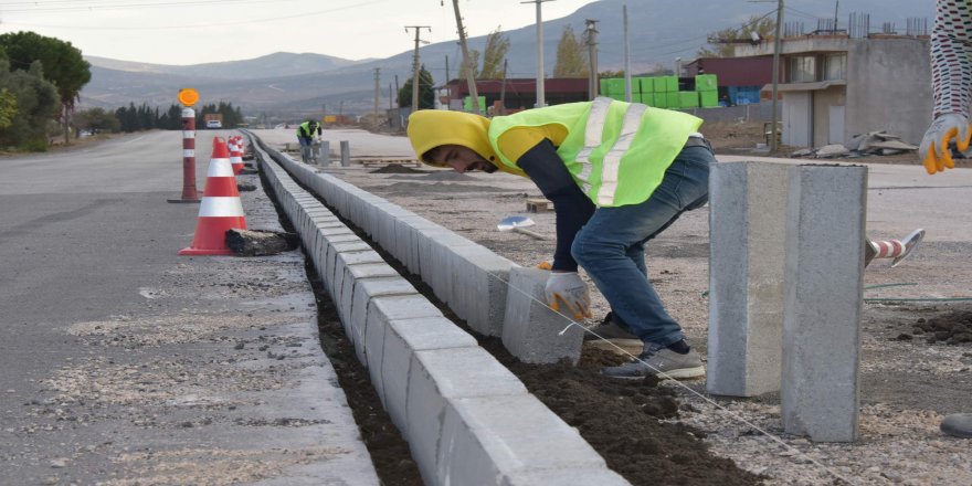 Refüj yapımında, Aliağa Belediyesi son aşamaya geldi