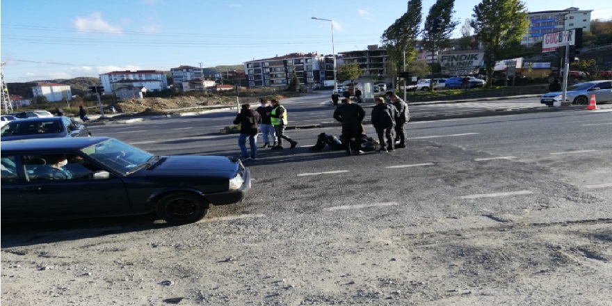 Zonguldak'da otomobil ile motosiklet çarpıştı! 1 yaralı
