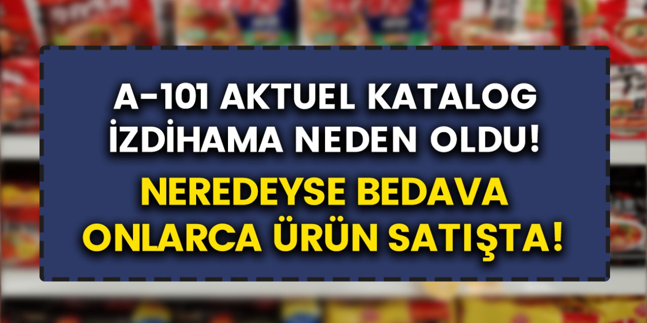 A101 3 Aralık aktüel ürün kataloğu yayınlandı! Yıl sonu indirimlerini gören, sepet dolusu alışveriş yaptı!