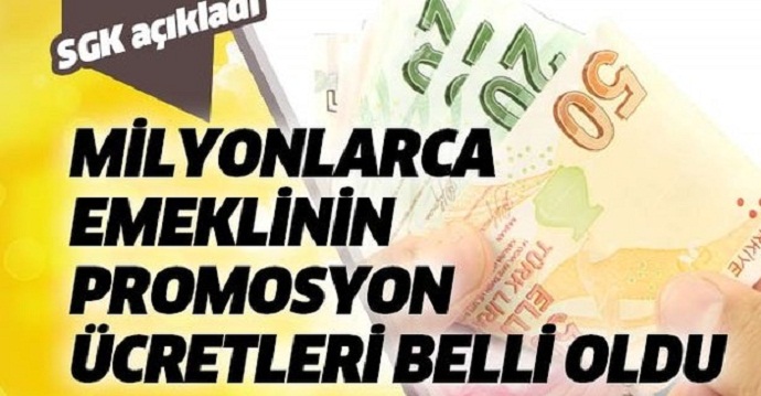 Büyük müjde emekli promosyonu kaç TL? Milyonlarca SSK, SGK ve Bağkur'lu emekliyi ilgilendiriyor!