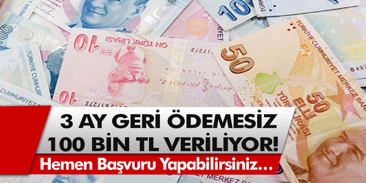 İş Bankası’ndan müjde! 3 ay geri ödemesiz tam 100 bin TL kredi kampanyası duyuruldu! Hemen başvuru yapabilirsiniz…