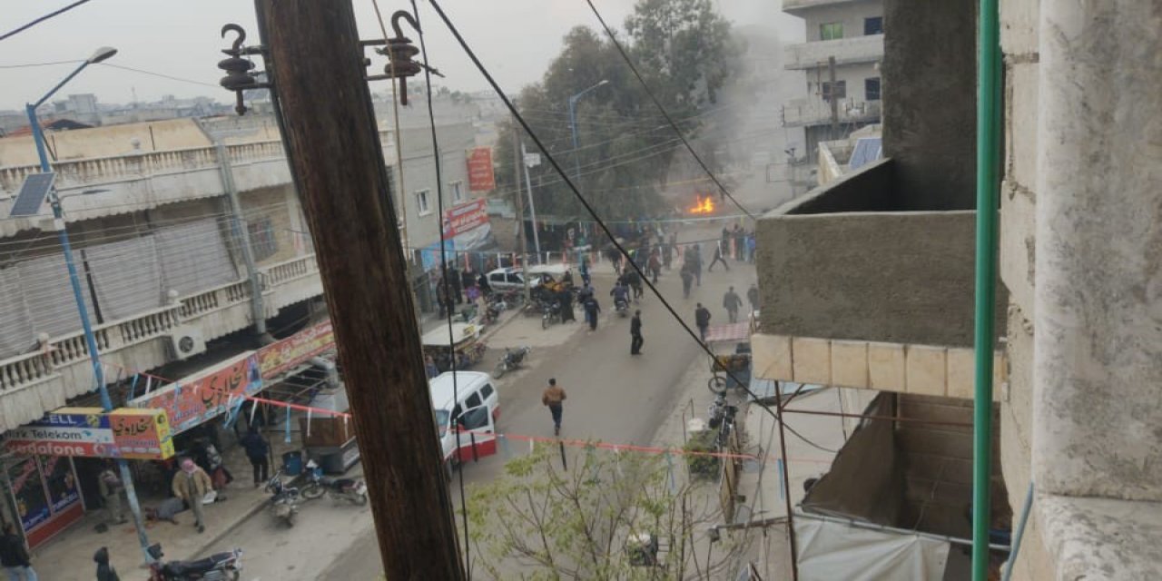 Suriye'nin Halep iline bağlı patlama: 4 yaralı