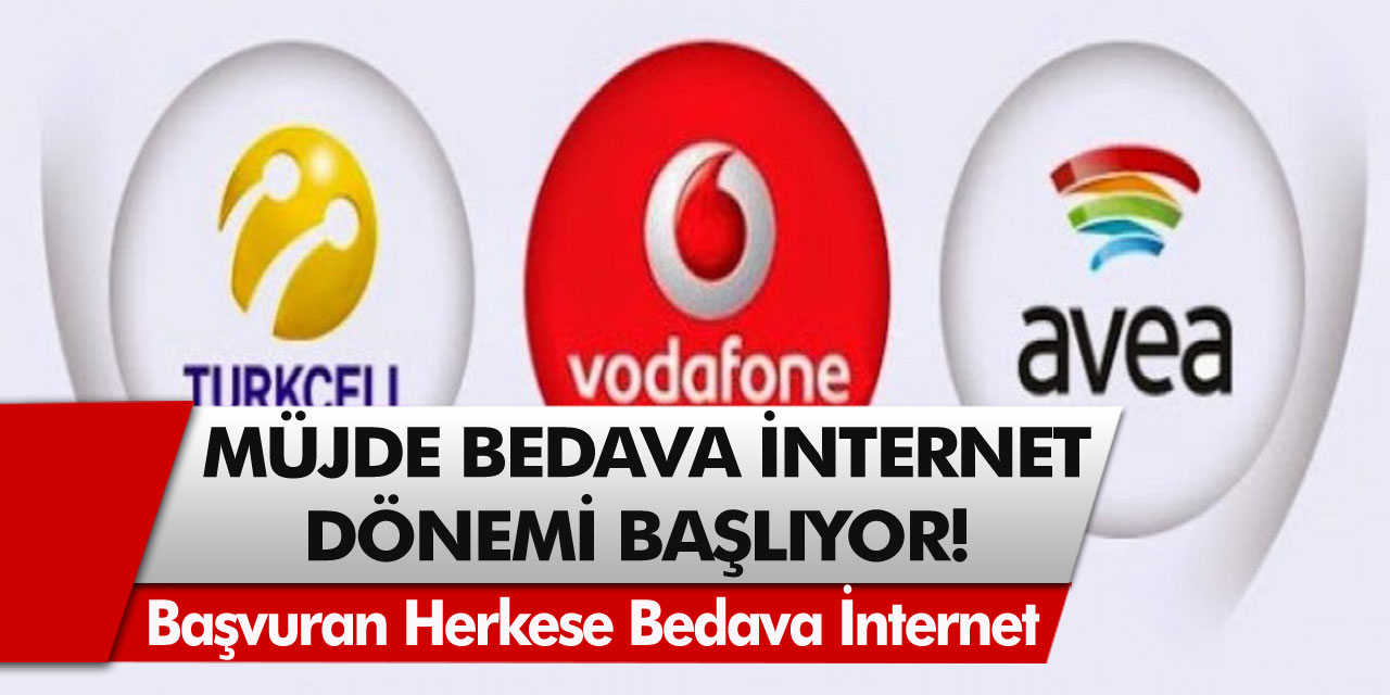 Turkcell Vodafone Türk Telekom Black Friday Bedava İnternet Kampanyasıhız kesmeden devam ediyor… Başvuran herkese bedava internet…