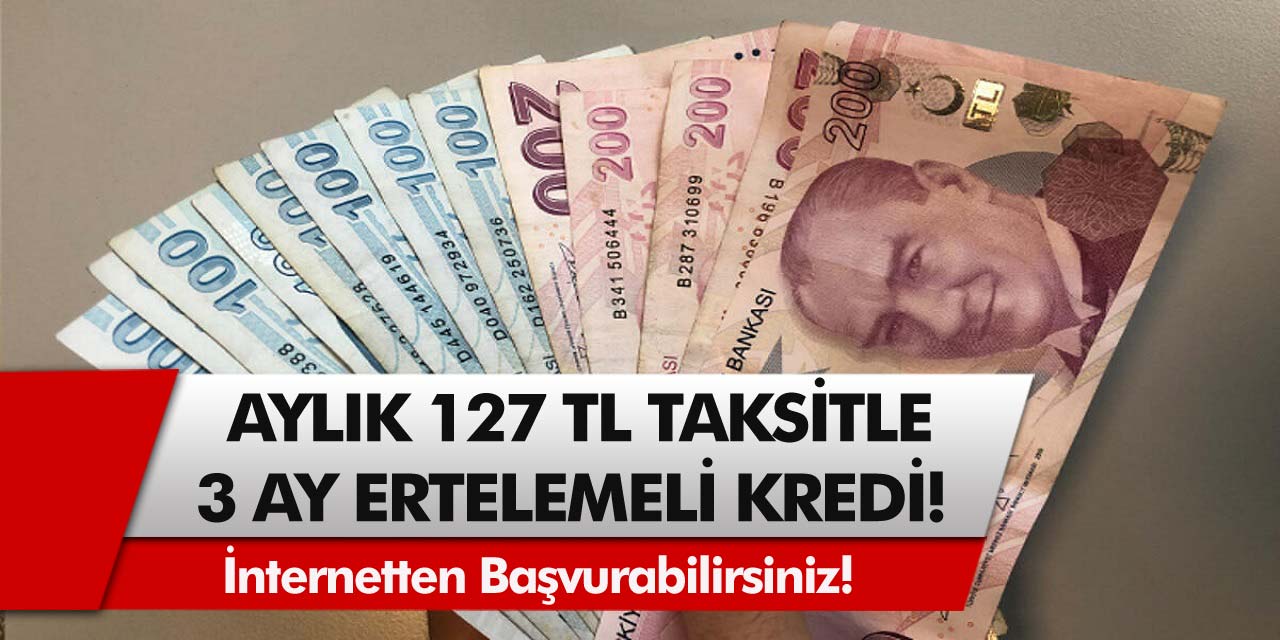 TEB’den müjde! Aylık 127 TL taksitli 3 ay ertelemeli kredi verilecek!İnternetten hemen başvuru yapabilirsiniz…