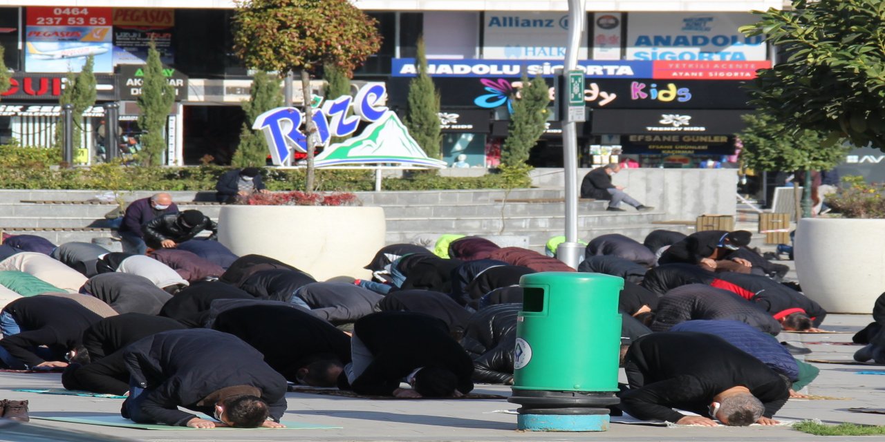 Yağmurun başkenti Rize'de yağmur duası