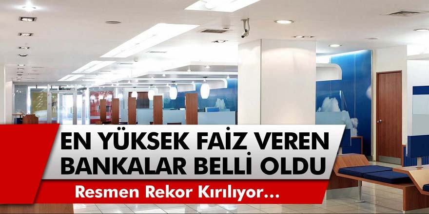 Bankalar Birbirleriyle Yarışa Girdi! 32 Günlük En Yüksek Faiz Veren Bankalar Belli Oldu! Halkbank, Vakıfbank, Ziraat Bankası Kazanç Tablosu…