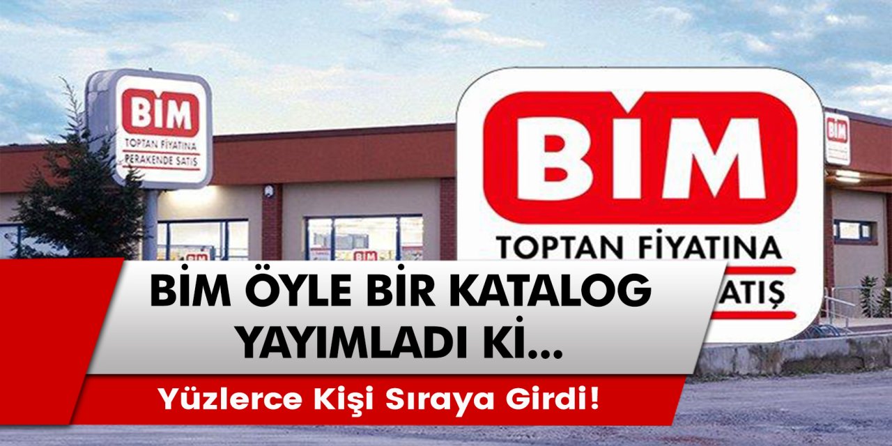 Bim 18 Aralık aktüel kataloğu yayınlandı! Televizyondan spor aletlerine kadar onlarca indirimli ürün!