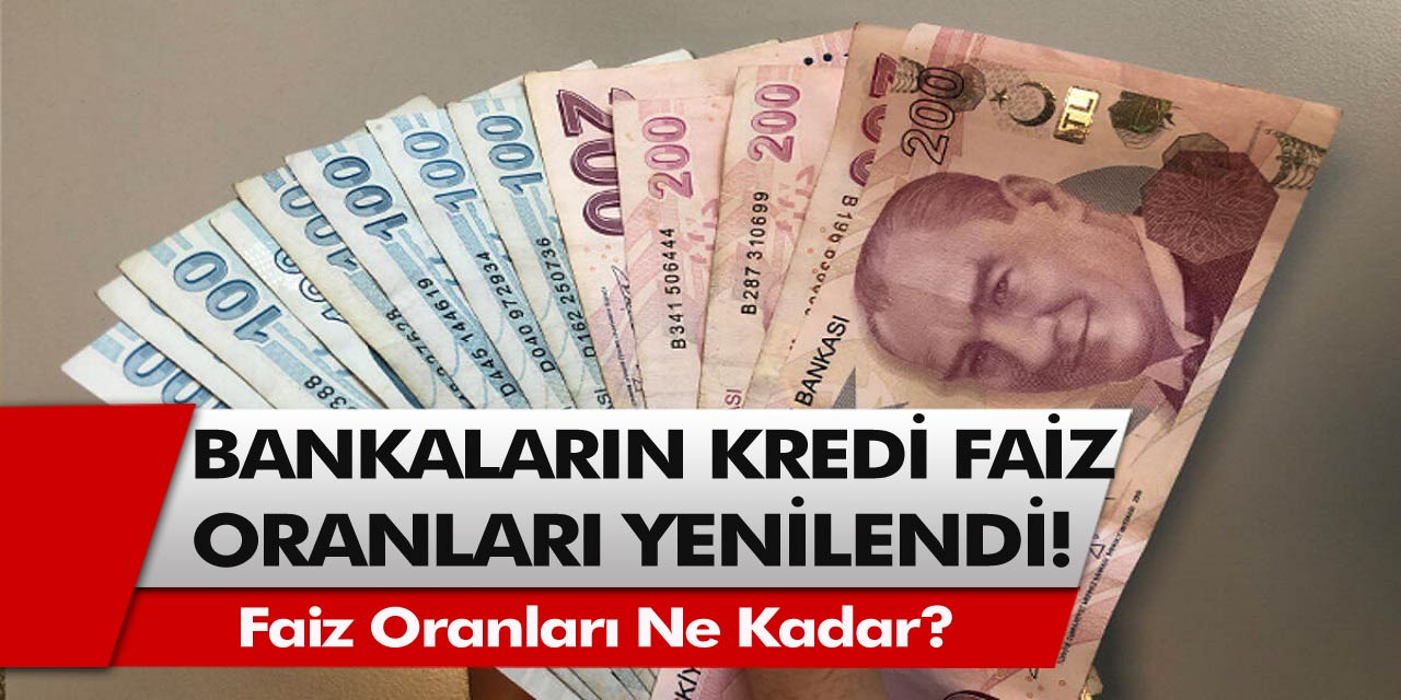 Kredi faiz oranları bir günde yenilendi: 16 Aralık Ziraat Bankası, Halk Bank, TEB ve Akbank ihtiyaç, konut ve taşıt kredisi faiz oranı ne kadar?